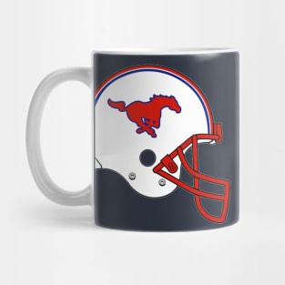 SMU Football Helmet Mug